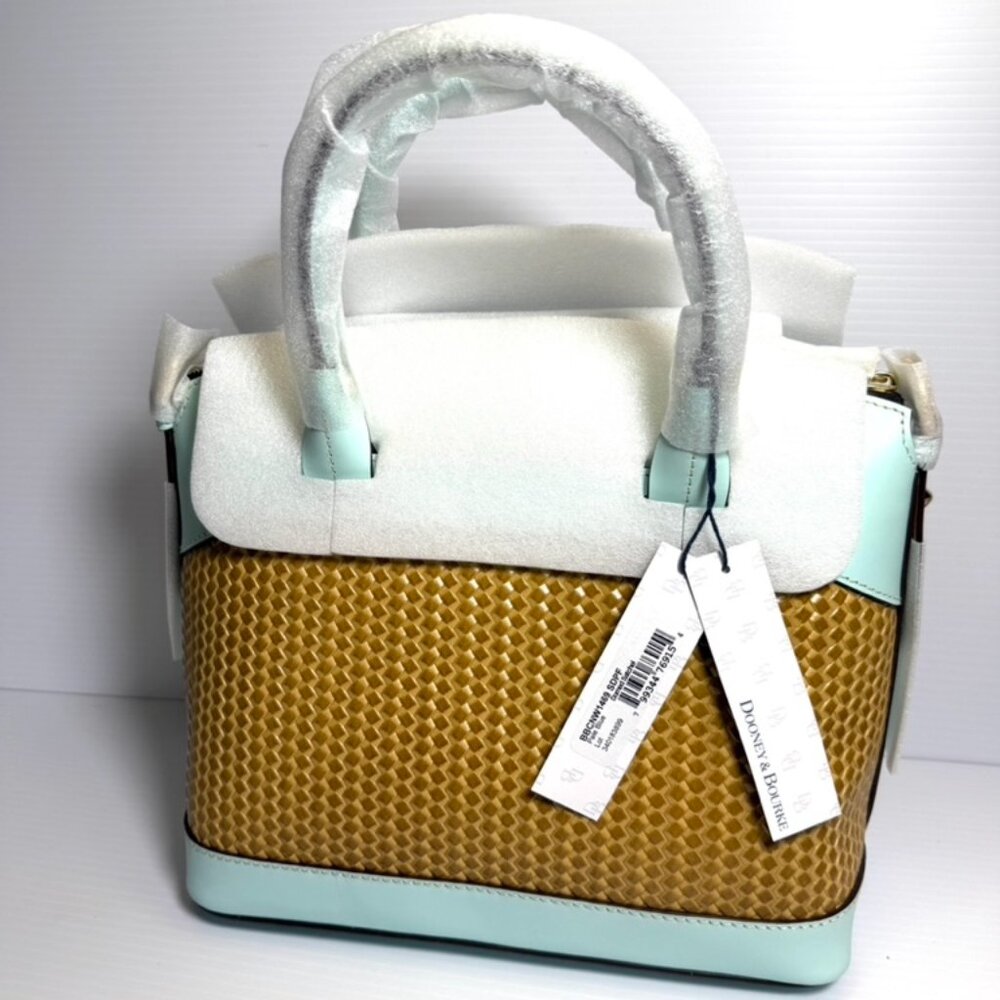 Dooney & Bourke Pale Blue Domed Satchel New Wrapped with Tags - Picture 8 of 12